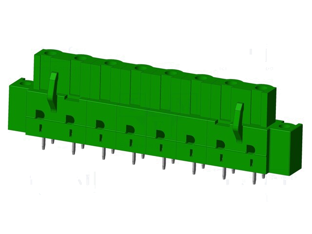 Connector: ontkoppelbare terminal strip; contact; vrouwelijk Connector: ontkoppelbare terminal strip; contact; vrouwelijk